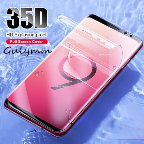 New 35D Full Cover Soft Hydrogel Film for Samsung Galaxy J4 J6 Plus A6 A 10 20 30 40 50 60 70 80 90 A71 A51 Screen Protector