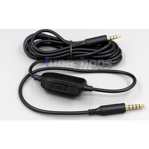 LN006331 Volume Control Gaming Headphone Cable For Logitec G633 G933 Astro A10 A40 A30 A50 Xbox One Play Station PS4