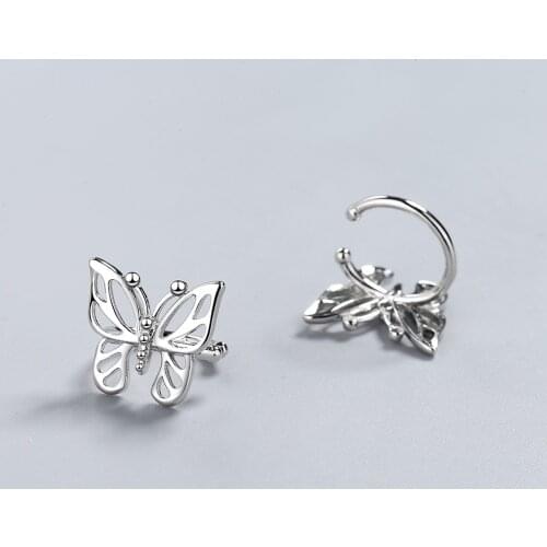 Lovely Hollow Out Butterfly Ear Bone Clip Ear Cuff No Pierced Jewelry For Girls Party Birthday brincos