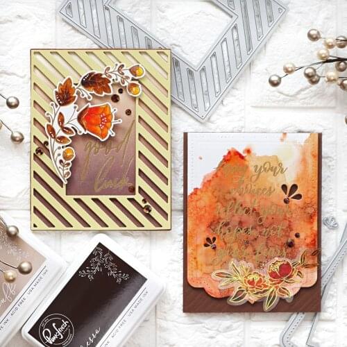 Mmao Crafts Metal Steel Cutting Dies New Line rectangle frame Stencil For DIY Scrapbooking Paper/photo Cards Embossing Dies