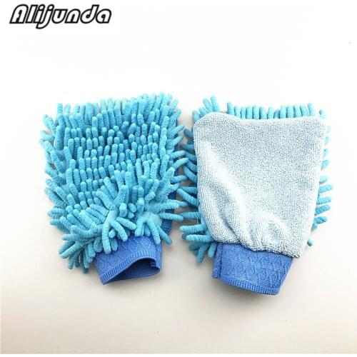 Car wash window cleaning microfiber washer sponge for Volkswagen vw POLO Tiguan Passat CC Golf GTI R20 R36Jetta Bora Skoda