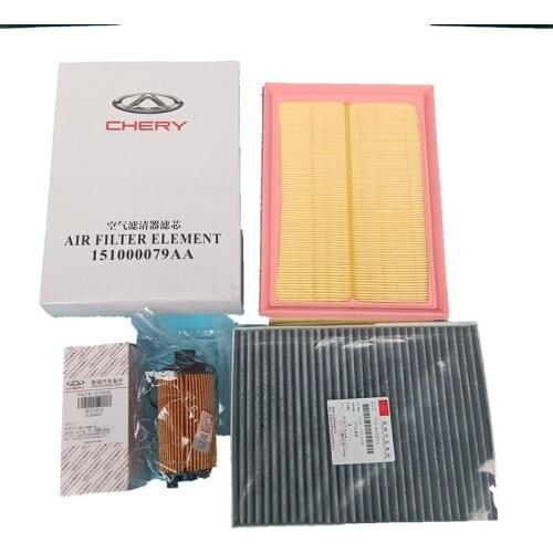 Filter Sets For Chery Tiggo 8 F4J16 Engine 1.6T Air Filter&Oil Filter&Carbin Filter&Fuel Filter 151000079AA/F4J16-1012030