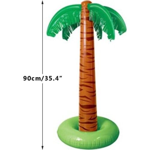 Y55B 90cm Inflatable Tropical Palm Tree Pool Beach Party Decor Toy Outdoor Supplies