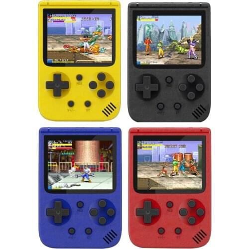 New Retro Portable Mini Handheld Video Game Console 8-Bit 2.8 Inch Color LCD Kids Color Game Player Built-in 500 Games Gamepads