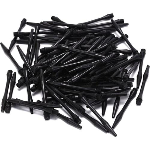 New 100pcs Plastic Darts Accessories Nylon Dart Shafts 6mm Screw Thread