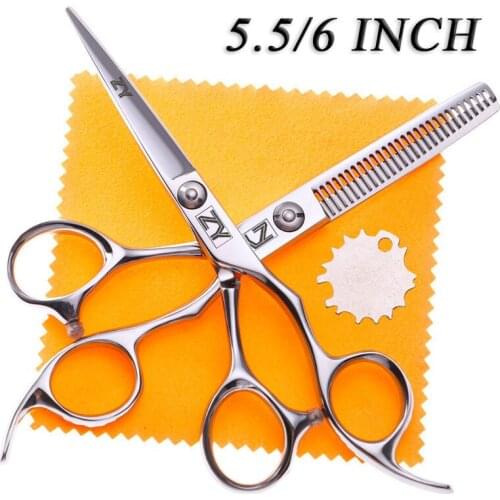 5.5"/6" Sale Black Japan Hair Scissors Shears Cheap Hairdressing Scissors Barber Thinning Scissors Hairdresser Razor Haircut