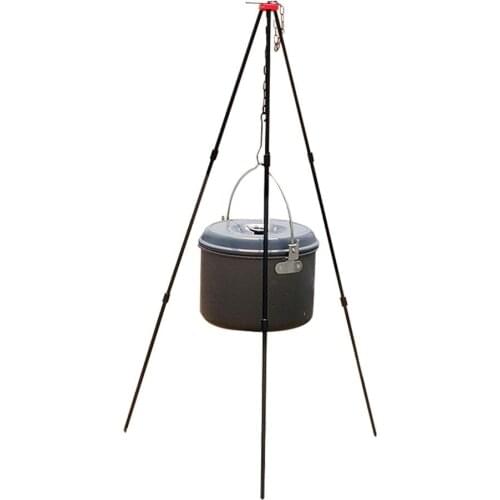 Outdoor Camp Picnic Cookware Tripod Cooking Pot Camping Portable Aluminum Alloy Hanging Detachable Hanging Water Jugs Bracket