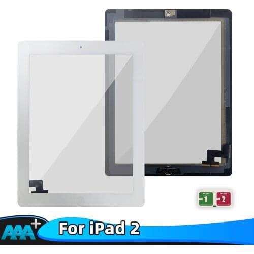 100% tested Touch Screen For iPad 2 Touch Panel A1395 A1396 A1397 LCD Outer Display Replacement Digitizer Sensor Glass 9.7"