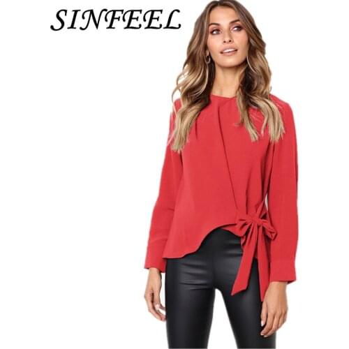 SINFEEL Blouses With Sleeves