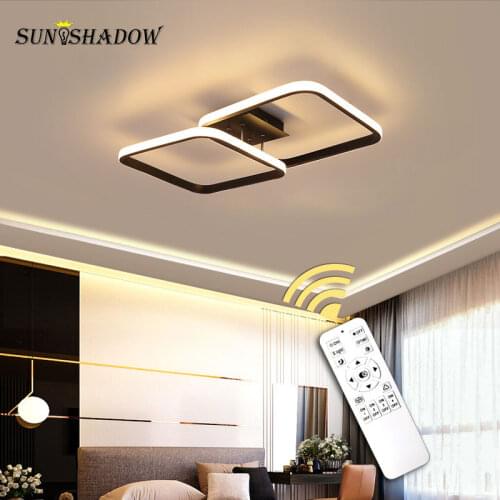 Modern Led Ceiling Light Black&White Ceiling Lamps For Bedroom Living room Dining room Kitchen Foyer Lighting Fixtures 110V 220V