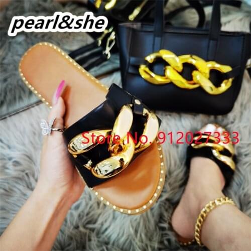 Bags Match Wholesale Fashion Serpentine Luxury Handbags Women Bags Shoes Match Ladies Purses Spring Summer Slipper Sandal