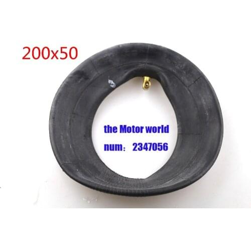 High quality 200x50 Inner tire With bent valve for Gas Electric Bike Scooter tires
