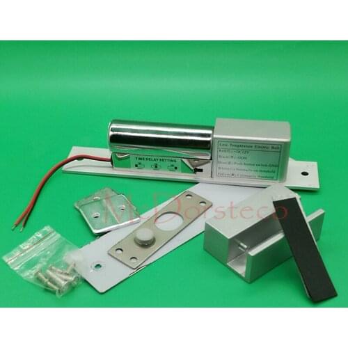 10pcs Wholesale Access Control Glass Door Lock DC12V Fail Safe Electric Drop Bolt Lock Security Lock Electric Mortise lock Timer