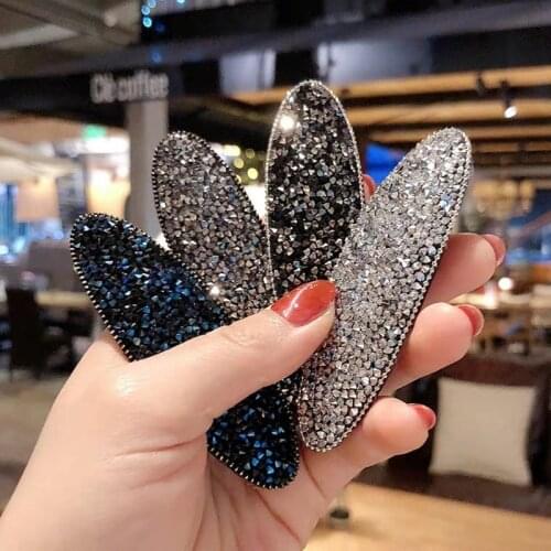 2020 Fashion Hair Clips Square Bling Crystal Hairpins Headwear for Women Girls Rhinestone Hairgrips Barrette Accessories Hot