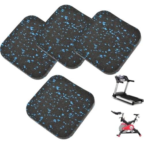 4pcs Shock Absorbing Thickened Soft Cushion Treadmill Mat Floor Pad Sound Insulation Fitness Equipment Home Furniture Antistatic