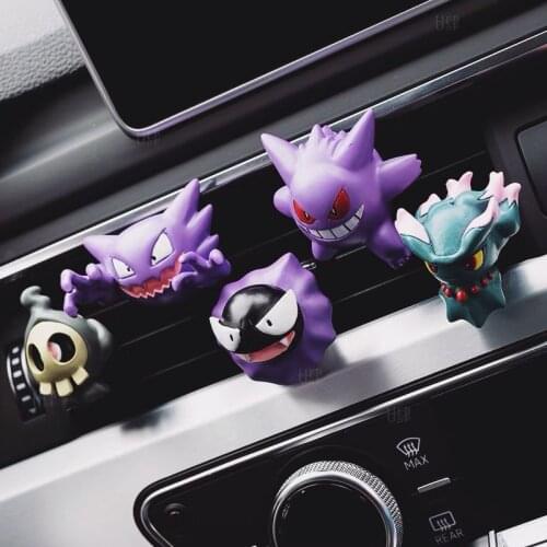 5 Types Of Ghost Pokémon Car Interior Air Outlet Decoration Gastly Gengar Haunter Creative And Interesting Accessories