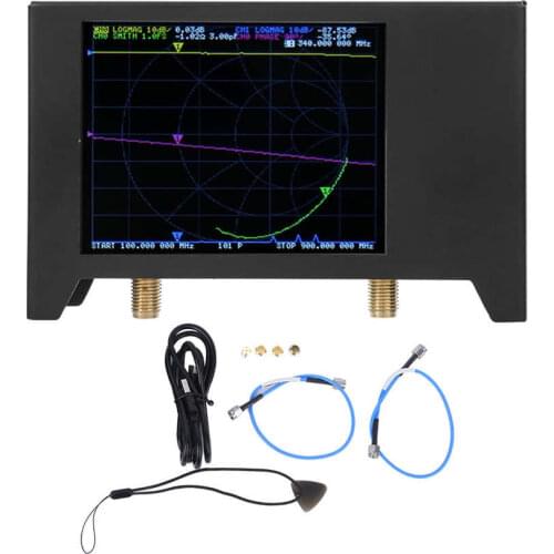 50KHz-3GHZ Antenna Analyzer 2.8in Screen with Shell Network Analysising Tool SAA2 NanoVNA V2 high quality