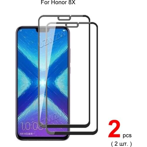 2pcs Full Cover Tempered Glass For Honor 8X Tempered Glass Screen Protector For Honor 8x
