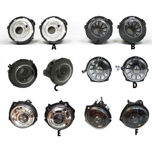 For all year G-CLASS W463 G63/G65/G55/G500 Head lights head lamp,black or white LED