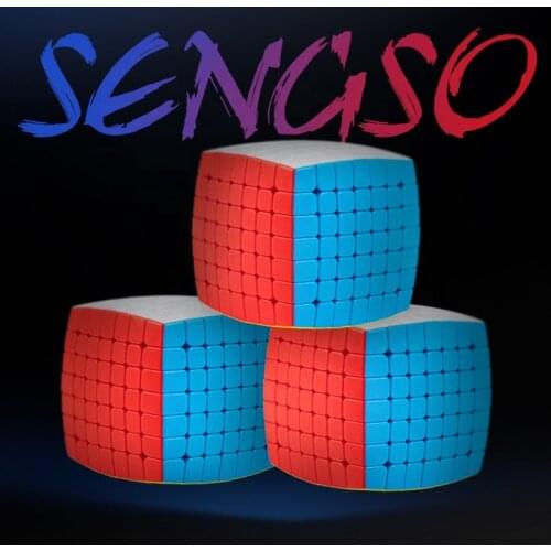 NEW Shengshou Pillow Mr.M 7x7 Magnetic Cube SengSo rounded Stickerless 7x7 Speed Cube Linglong mini 7x7 Cubo Puzzle kids Toys