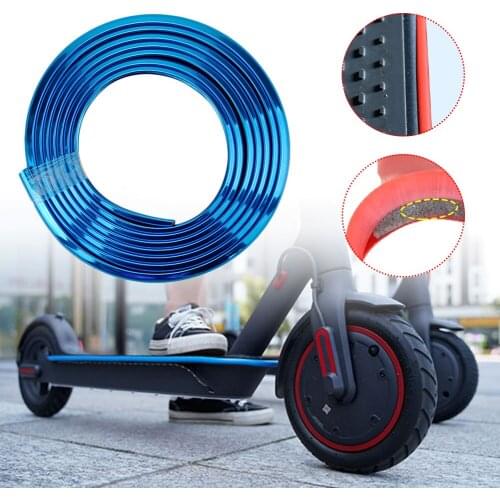 8M Scooter Body Strips Sticker Bumper Protective Decorative Tape Scooter Parts for Xiaomi Mijia M365 pro Electric Scooter Strips