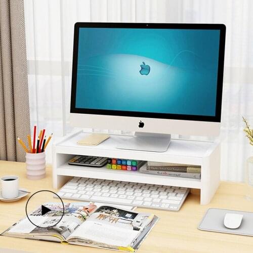 Multifunction Monitor Stand Table Stationery Books Storage Office Supplies Riser Lockers Desk Organize Desktop Computer Screen