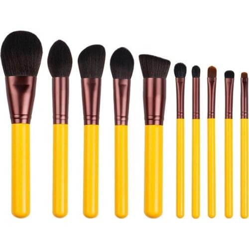 9pcs/set Make up brush set Powder Blush Foundation Makeup brushes Smudge Crease Eye shadow eyeshadow cosmetic tools
