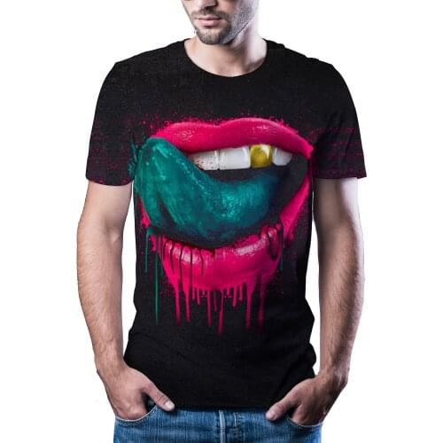 New Trends in 2021 Summer Fashion 3D Printed T-shirt Mens Casual O-neck Mens T-shirt Street Harajuku Childrens Top