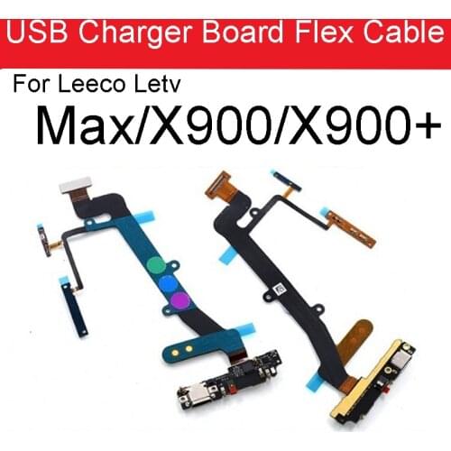 USB Charger Board Dock Connector Flex Cable For LeTV LeEco Le Max X900 X900+ Charging Jack Port Board With Microphone Parts