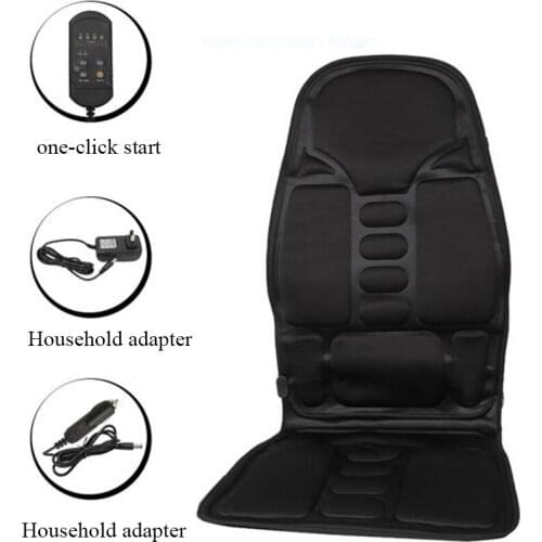 Car Home Office Full-Body Massage Cushion. Back Neck Massage Chair Massage Relaxation Car Seat. Heat Vibrate Mattress