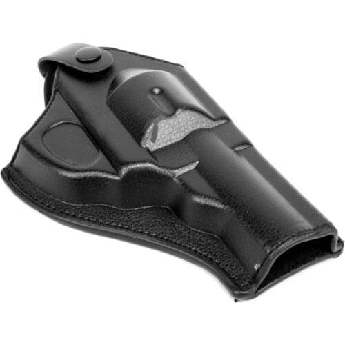 Police Leather Gun Case Revolver Pistol Holster (Short) tactical pistol Leather RH Pistol Belt Holster for Walther PPK Black