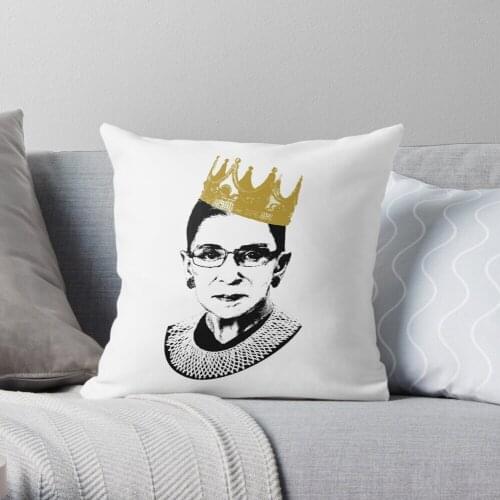 Notorious RBG Throw Pillow Cushion Cover Polyester throw pillows case on sofa home living room car seat decor 45x45cm