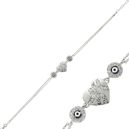 Silverlina Silver The Genres Change Heart women bracelet