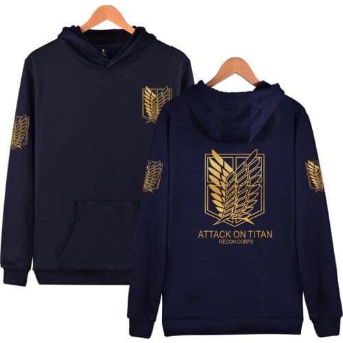 New Attack on Titan Giant Hoodie Shingeki No Kyojin Scouting Legion Costume Hoodie Women Men Hoodie Plus Cashmere Warm Top
