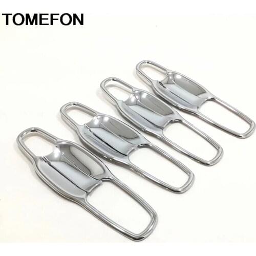 TOMEFON Overlay Styling ABS For Jeep Grand Cherokee 2014 2015 2016 2017 2018 Exterior Car Door Handle Bowl Cover Trim 8pcs