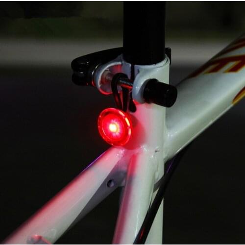 Bicycle Taillight Lamp Night Running Led Riding Mini Warning Decoration Light Safety Signal Flash Outdoor Equipment
