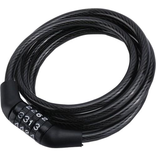 Bicycle Lock Code Key Locks Bike Cycling Password Combination Security Steel Wire Locks Bicycle Accessories