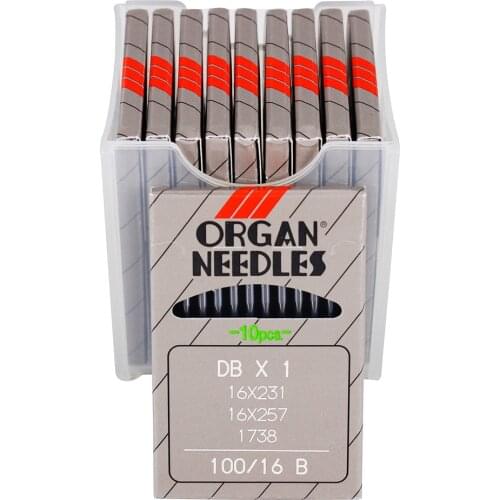 10pack/100pieces Clothing Set Organ Sewing Machine Needles 16X231 16X257 DB X 1 100/16B Sewing Needles PT7