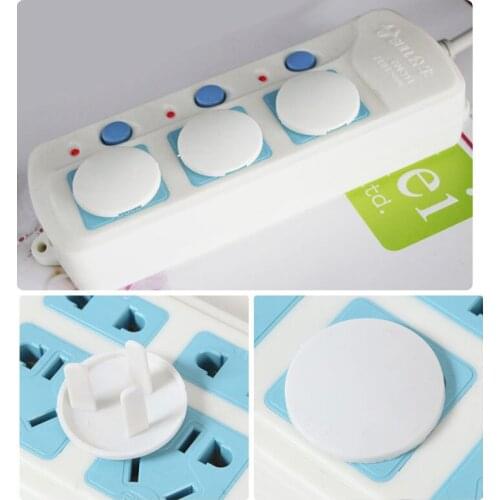 100PCS 2/3 Holes Plugs Sockets Cover Baby Electric Sockets Outlet Plug Kids Electrical Safety Protector Sockets Protection Caps