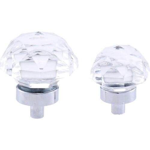 1x Diamond Crystal Pull Handle Cupboard Cabinet Drawer Furniture Knob Kitchen Cabinet Pull Furniture Hardware Accessories