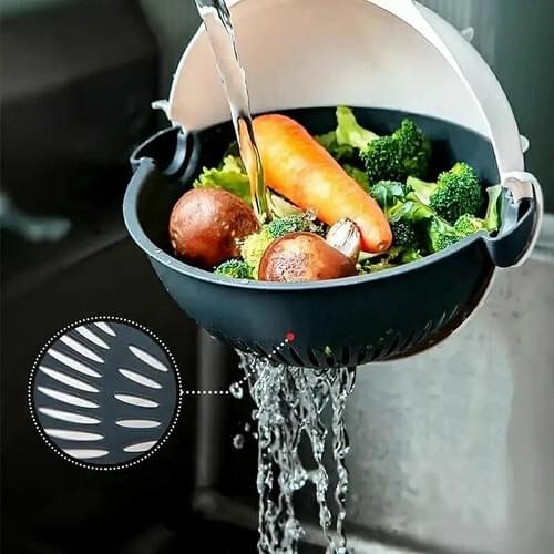 New adjustable rotate 5 in 1 slicer multifunctional drain basket kitchen vegetable fruit shredder grater slicer
