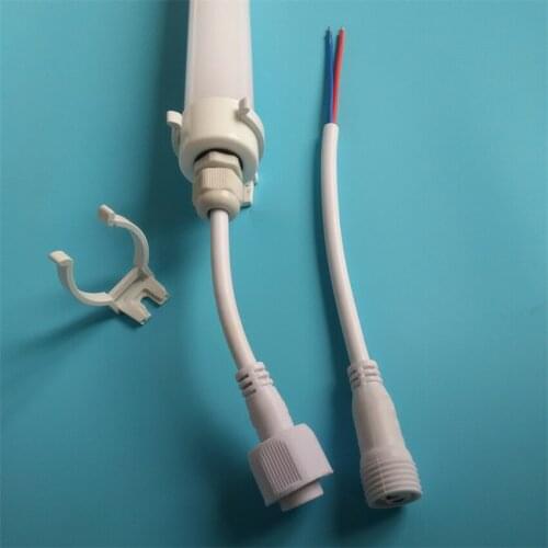 Free Shipping IP67 waterproof 4FT 5FT T8 LED Tube, Milky Cover,4000k Natural White, 6500K Cold White Color, Single Ended Power