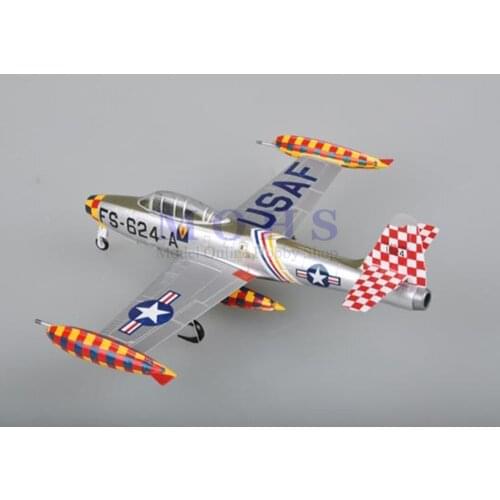 EASY MODEL 37107 1/72 Assembled Model Scale F84 Finished Model Airplane Scale Aircraft F-84 F-84E-25 Thunderjet