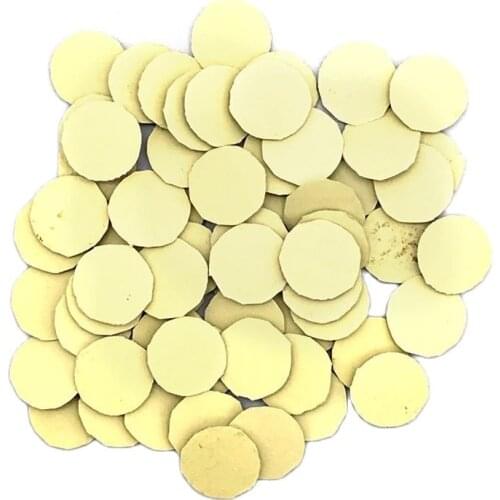 30/50/100pcs 14mm Resin Epoxy Crystal Replacement Logo for KD/VVDI Folding Flip Remote Car Key Shell Sticker(Silica Gel)