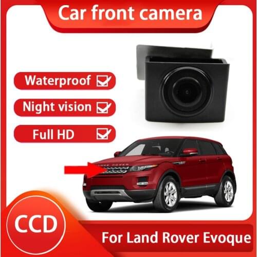 Full HD Waterproof Night Vision CCD Car Front View Logo Parking Camera For Land Rover Evoque Installed under the car logo