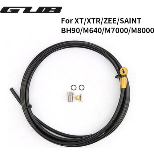 GUB Bicycle Hydraulic Brake Hose Bike BH90 Tubing Five-line Oil Needle Kit For SHIMANO SLX/XT/XTR/ZEE/saint M640 M8000 Etc