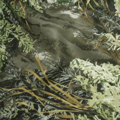 1.48m Width Fiber Polyester Camouflage Fabric Wear Resistant Bionic Camo Cloth for Hunting Hide Cover Blind Clothes