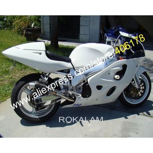 Buy Cheap Custom Motorcycle Fairing For Suzuki 96-00 GSXR600 750 GSX-R750 R600 1996-2000 All White Bodywork Fairing Kits