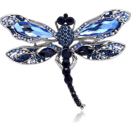 Kuziduocai Dragonfly Brooches For Clothes