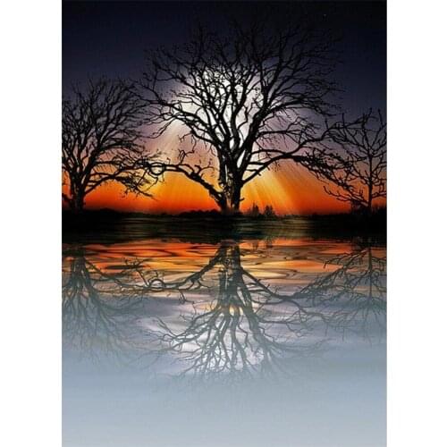 Nature DIY Cross Stitch 11CT Embroidery Kits Needlework Craft Set Printed Canvas Cotton Thread Home Decoration Hot Sell Design